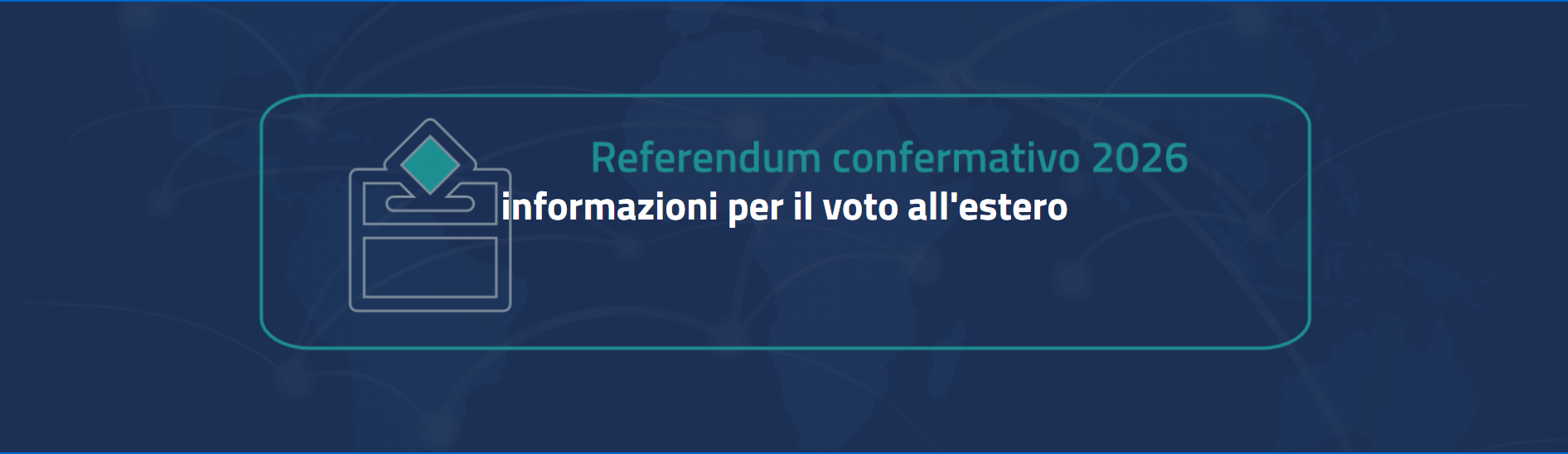 informazioni per il voto all'estero